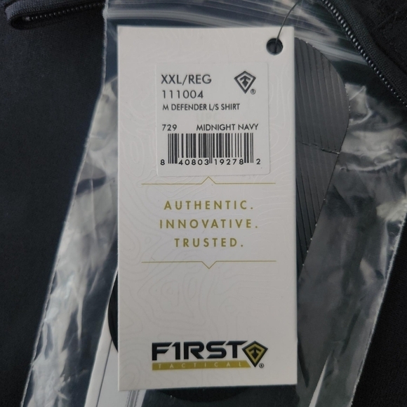 First Tactical MEN'S DEFENDER SHIRT. Midnight Navy. Size XXL Reg. New.… - Picture 9 of 10